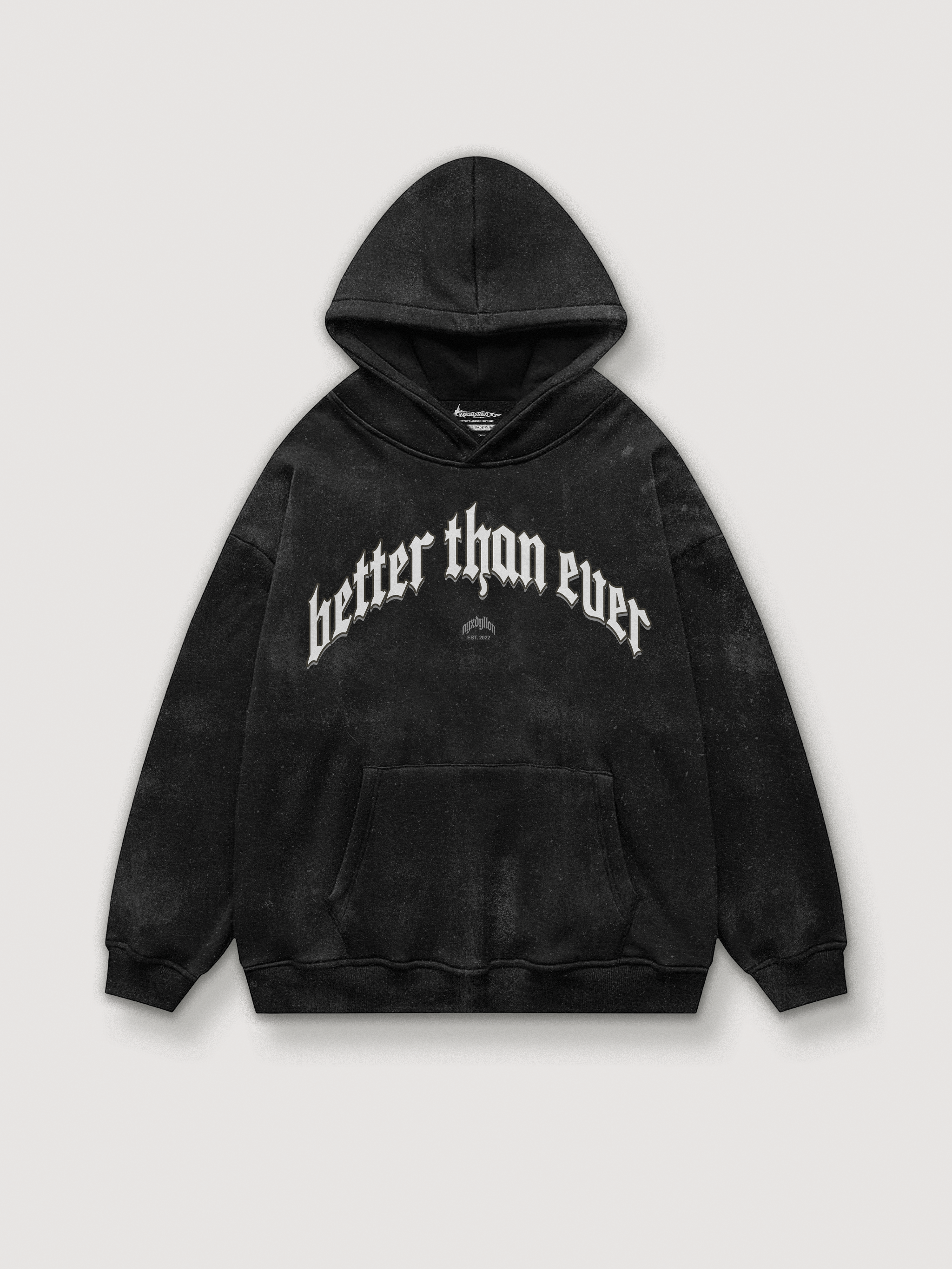 Washed Printed Arch Hoodie