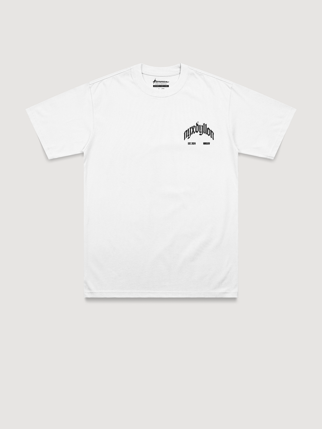 Slogan Puffed Regular Fit T-Shirt White