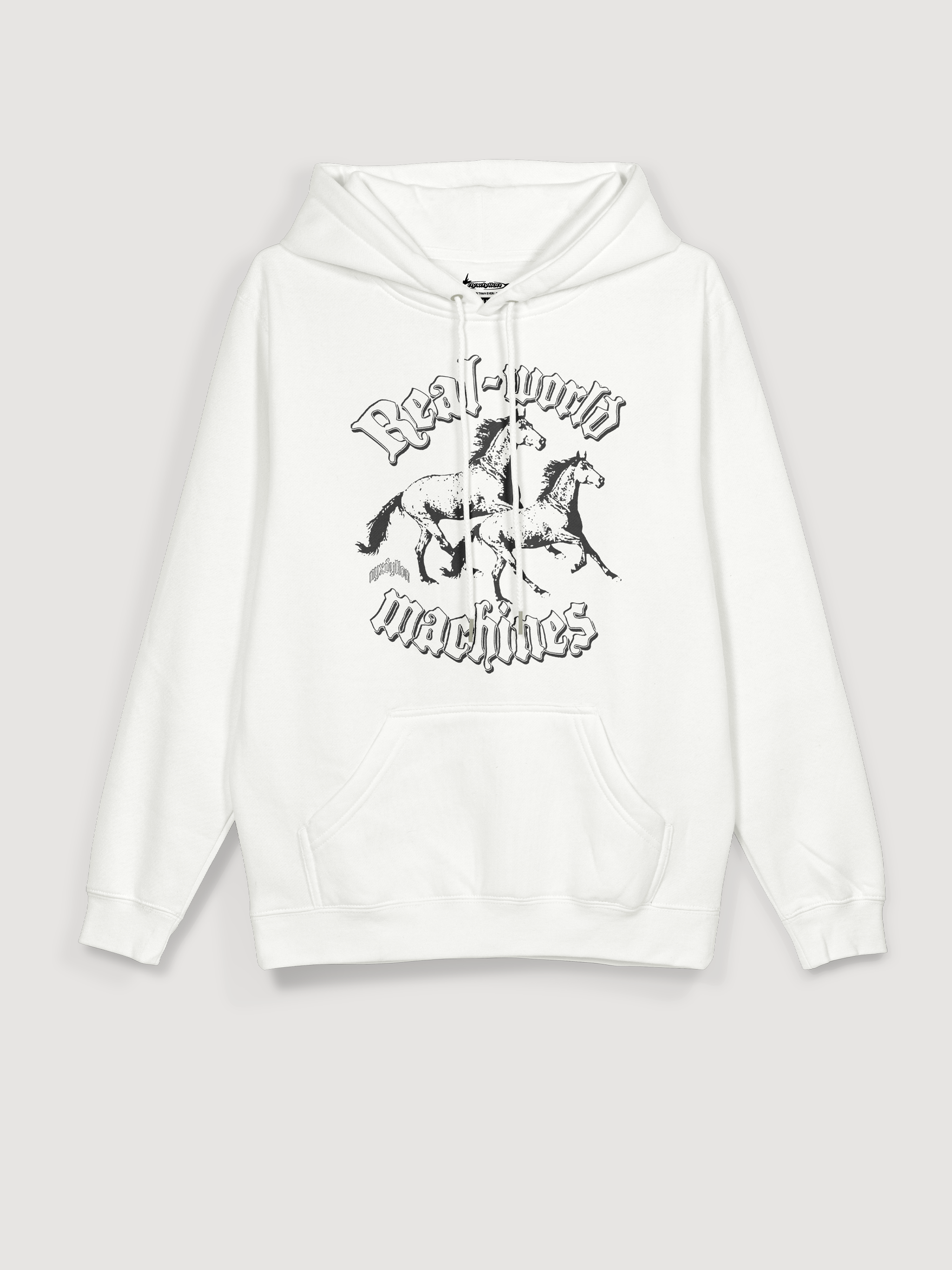Machines Printed Hoodie
