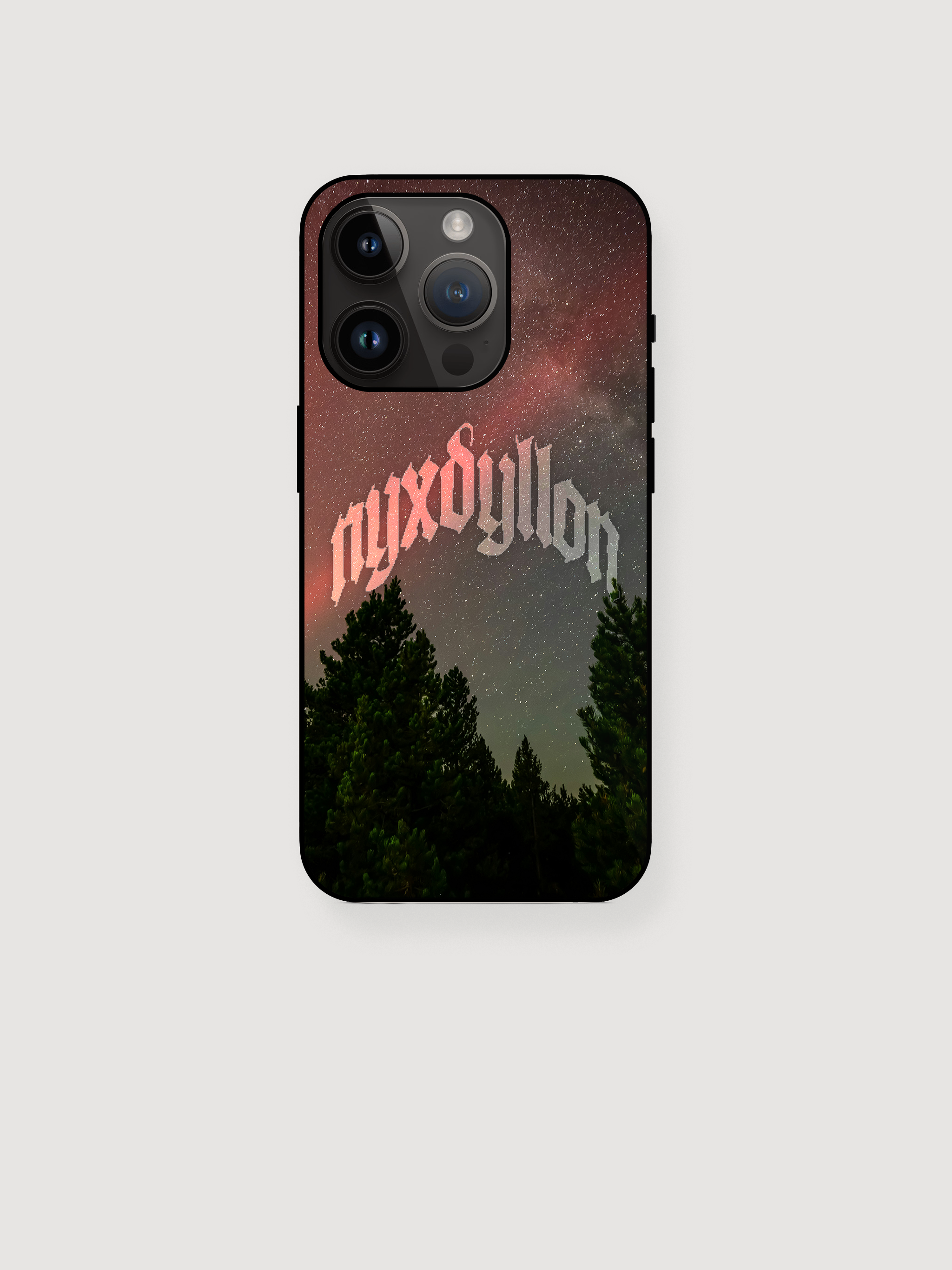 Red Wood iPhone 15 Pro Case