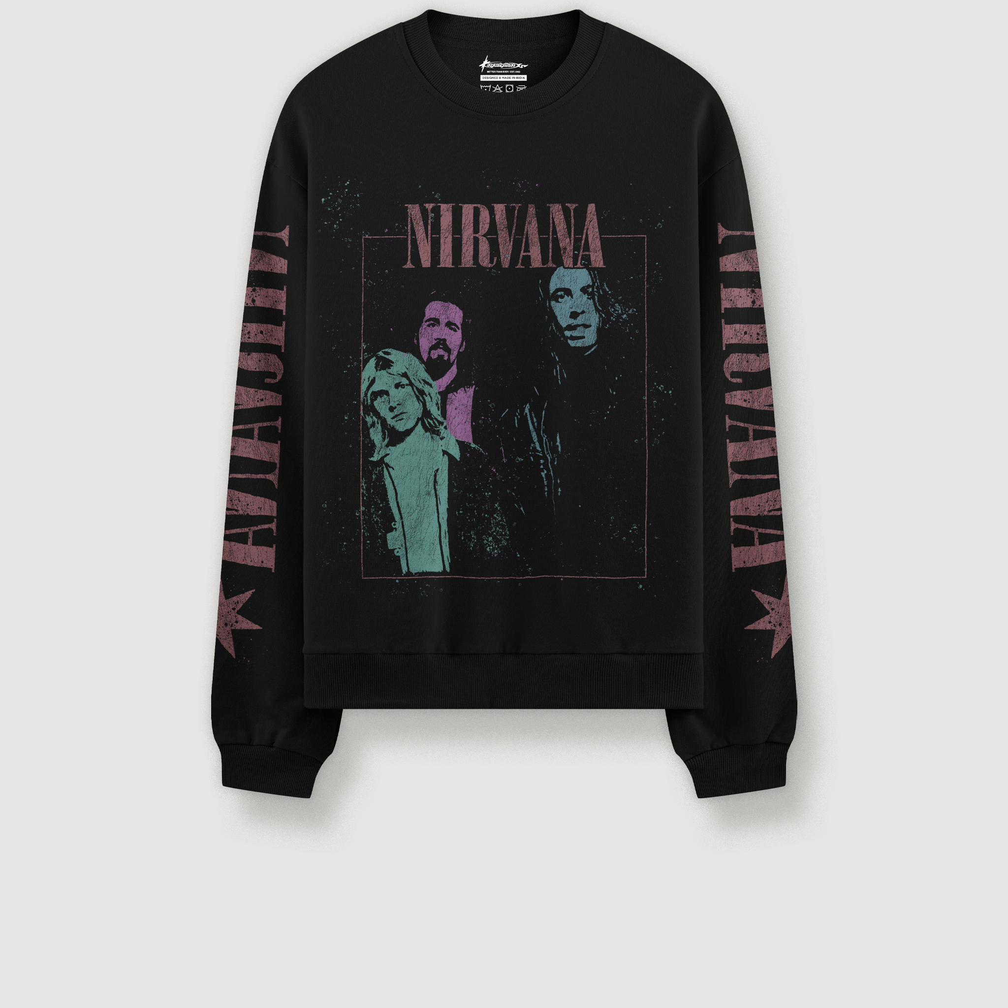 NIRVANA® Printed Sweatshirt