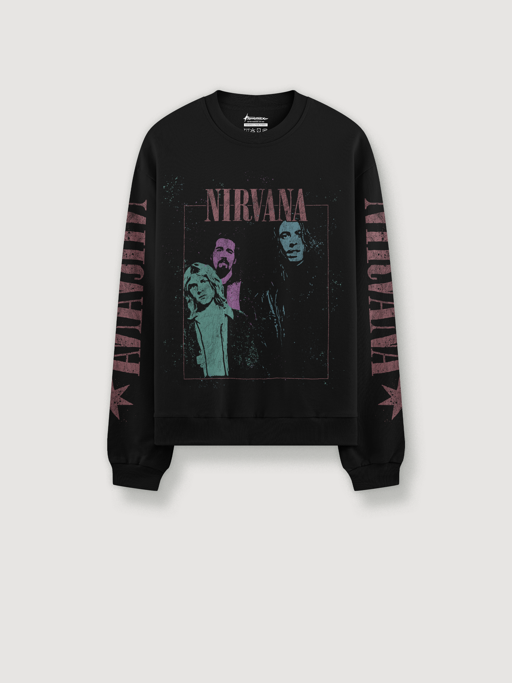 NIRVANA® Printed Sweatshirt